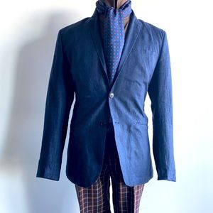 🔥🔥🔥🔥🔥 SALE / Two Buttons SB Linen Blazer